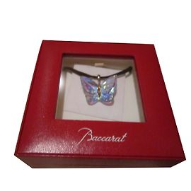 Baccarat Collares Plata Azul