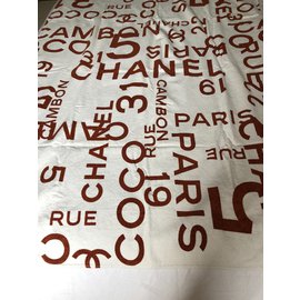 Chanel-Toalla de baño-Blanco