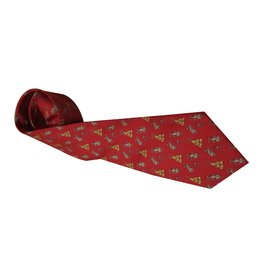 Hermès-Cravate-Rouge