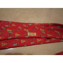 Hermès-gravata-Vermelho