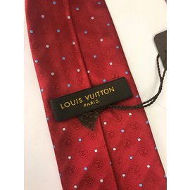 Louis Vuitton-gravata-Vermelho