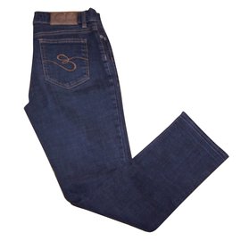 Vaqueros Slim Escada Gris Oscuro Stretch Gris antracita