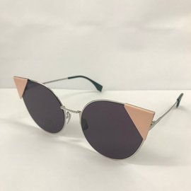 Fendi-Sunglasses-Silvery,Pink