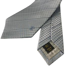 Louis Vuitton Krawatten Blau Grau