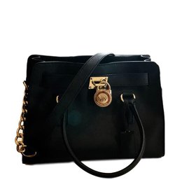 Michael Kors-Hamilton  Handbag-Black