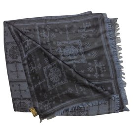 Louis Vuitton Sciarpa etnica Blu
