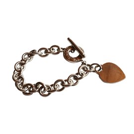 Tiffany & Co-Heart Tag Toggle bracelet-Argenté