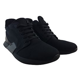 Baskets Prada Linea Rossa en cuir noir Noir