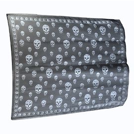Alexander Mcqueen Lenços Azul Cinza