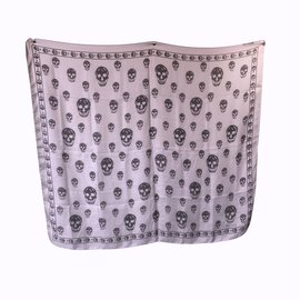 Alexander Mcqueen sciarpe Porpora Taupe Prugna