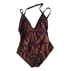 Hermès-Swimsuit-Brown