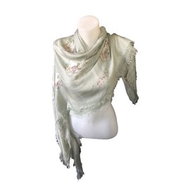 Alexander Mcqueen-Scarves-Multiple colors,Green