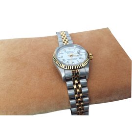 Rolex-Oyster Perpetual Lady DateJust-Dourado