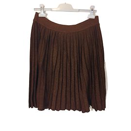 Saia plissada Kenzo Jungle laranja e marrom Marrom Laranja