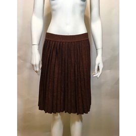 Kenzo-Skirt-Brown,Orange