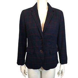 Tommy Hilfiger Pantsuit Red Check Navy Blue Red Navy blue
