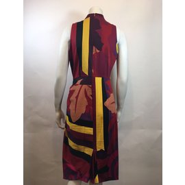 Sportmax-Dress-Red,Purple,Yellow,Peach