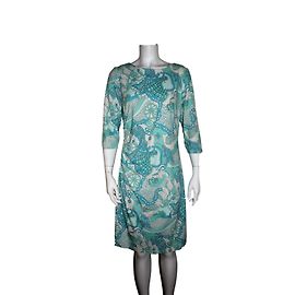 Autre Marque J. Mclaughlin Kleid aus Nylon Hellblau L Blau
