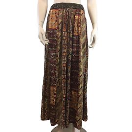 Autre Marque Lola and Maria Ethnic Pattern Viscose Skirt Other