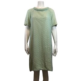 Robe Diane Von Furstenberg en coton brodé vert Vert