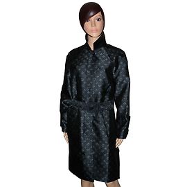 Louis Vuitton Trenchcoats Schwarz Grau
