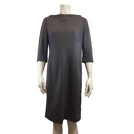 Diane Von Furstenberg Kleid aus Wolle Grau Grau