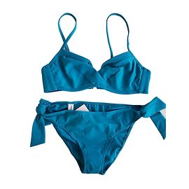 La Perla Blue Bikini Polyamide Size 46 Blue