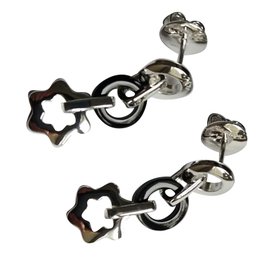 Montblanc-Earrings-Silvery