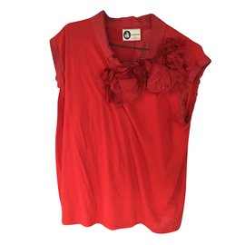 Lanvin-Tee-shirt-Rouge