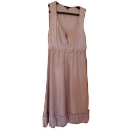 Gianfranco Ferré Seidenkleid Fleischfarben Fleisch