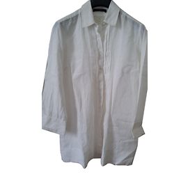 Weekend Max Mara White Linen Shirt White