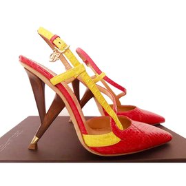 Dsquared2 Escarpins Rouge Jaune