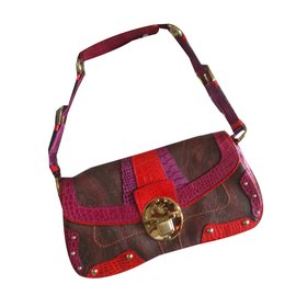 Etro Exotic Leather Handbag Multicolore Multiple colors