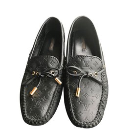 LOUIS VUITTON Maroon/Cassis Gloria EPI Loafer Flats Shoes ND 0153 EU 39.5  US 9
