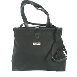 Aridza Bross Black Canvas Handbag Black