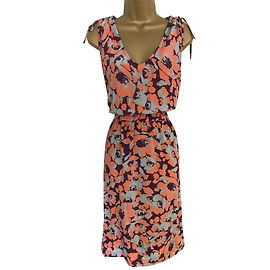 Gerard Darel Vestir Verde Laranja Roxo