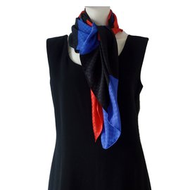 Yves Saint Laurent Sciarpa seta Rosso