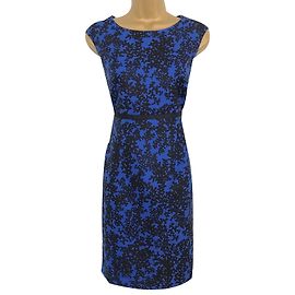 Hobbs Kleid Schwarz Blau