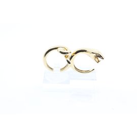 Boucheron-anillo de serpiente-Dorado