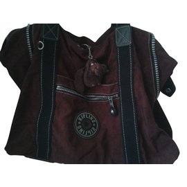 Autre Marque Kipling Tote Bag Dark Brown Polyamide Dark brown