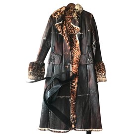 Dolce & Gabbana-Coats, Outerwear-Brown