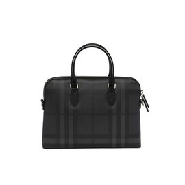Burberry-London Check Slim Barrow tote-Grey