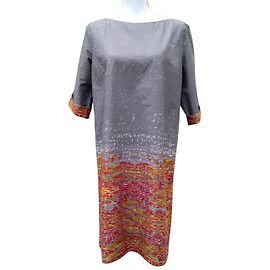 Robe Cos en coton gris taille 42 Gris