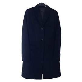 Uniqlo BRAND NEW Cashmere Tailored Coat Navy blue