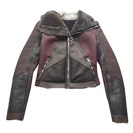 Rick Owens Lederjacke Mehrfarben