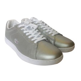 Lacoste-sneakers-Silvery,White