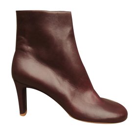 Mulberry-Botas de tornozelo-Marrom