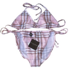 burberry swimsuit pink