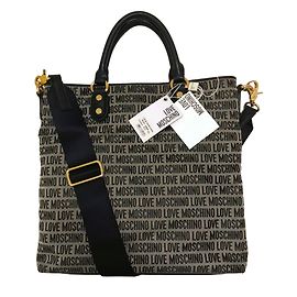 Love Moschino Sacola com alça Cinza