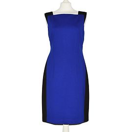 Elie Tahari Kleid Schwarz Blau